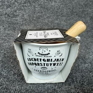 Ciroa Wicked Ouija Spirit Board Ceramic Mortar Pestle Gothic Decor